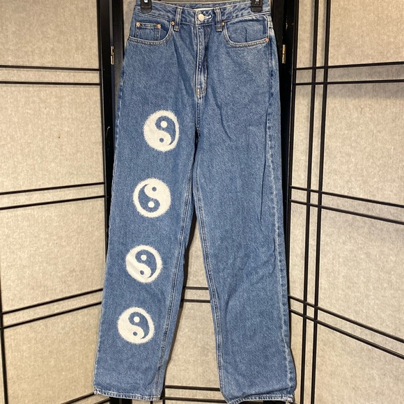PacSun Denim - PACSUN ying n yang 90s boyfriend jeans size 26